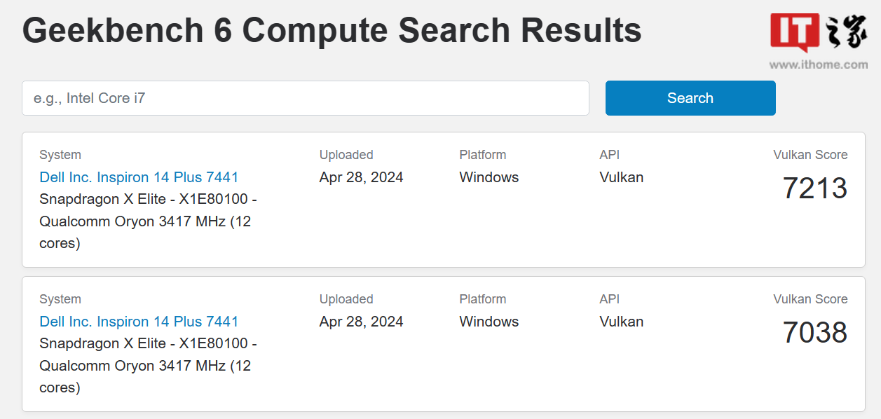 戴爾靈越14 Plus 7441筆記本現(xiàn)身Geekbench:驍龍X Elite
