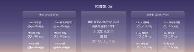 2025成都車展:阿維塔06增程版上市 45度大電池 售價19.49萬起