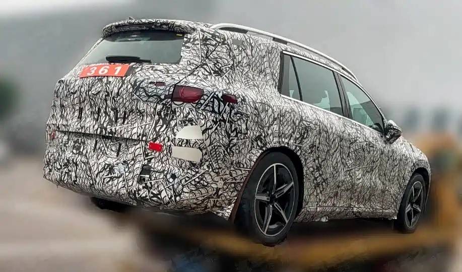 國產全新一代奔馳GLC EV諜照!燈組大變,車身加長,尾部有變化