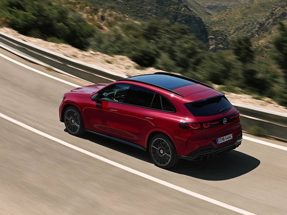 國產全新一代奔馳GLC EV諜照!燈組大變,車身加長,尾部有變化