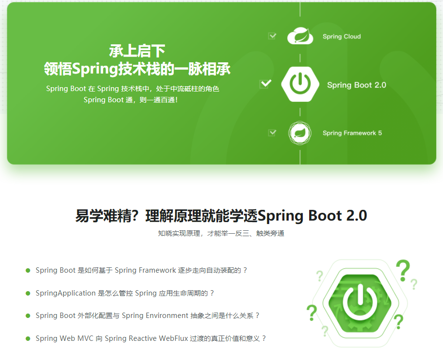 Spring Boot2.0深度实践之核心技术篇|完结无密