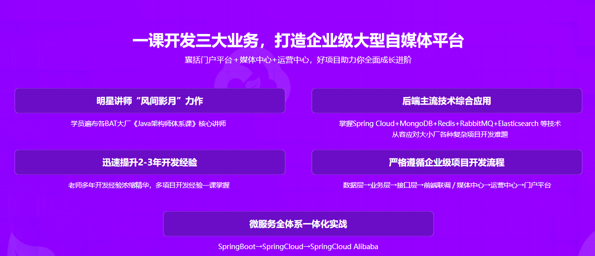 2022升级版Spring Cloud 进阶 Alibaba 微服务体系自媒体实战完结无密